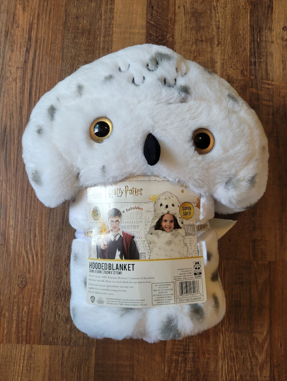 Harry Potter Hedwig Hooded Blanket